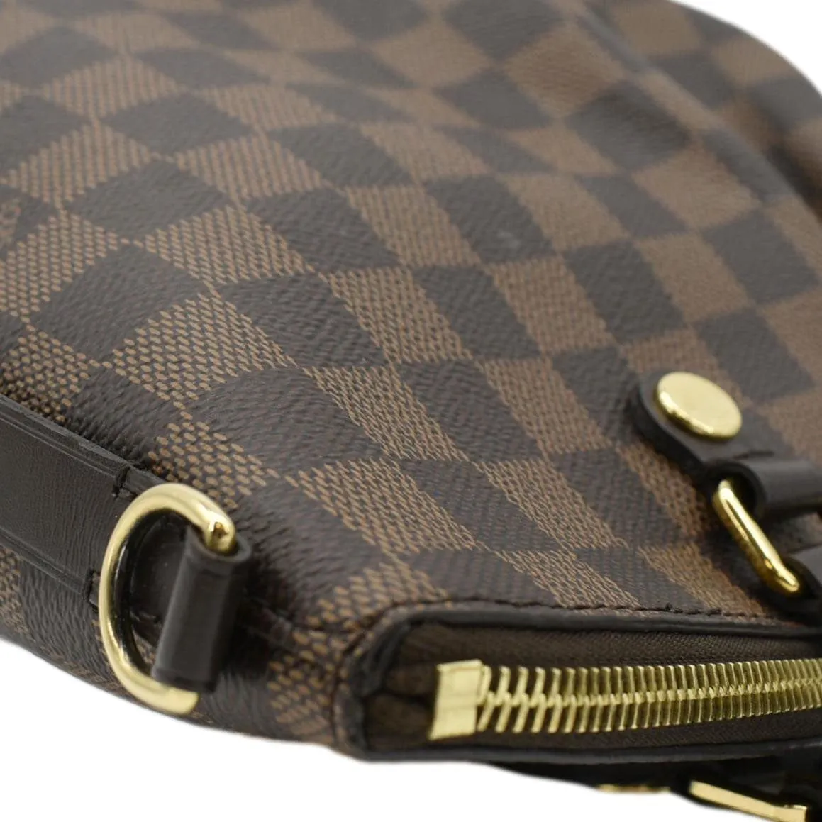 LOUIS VUITTON Siena PM Damier Ebene Shoulder Bag Brown