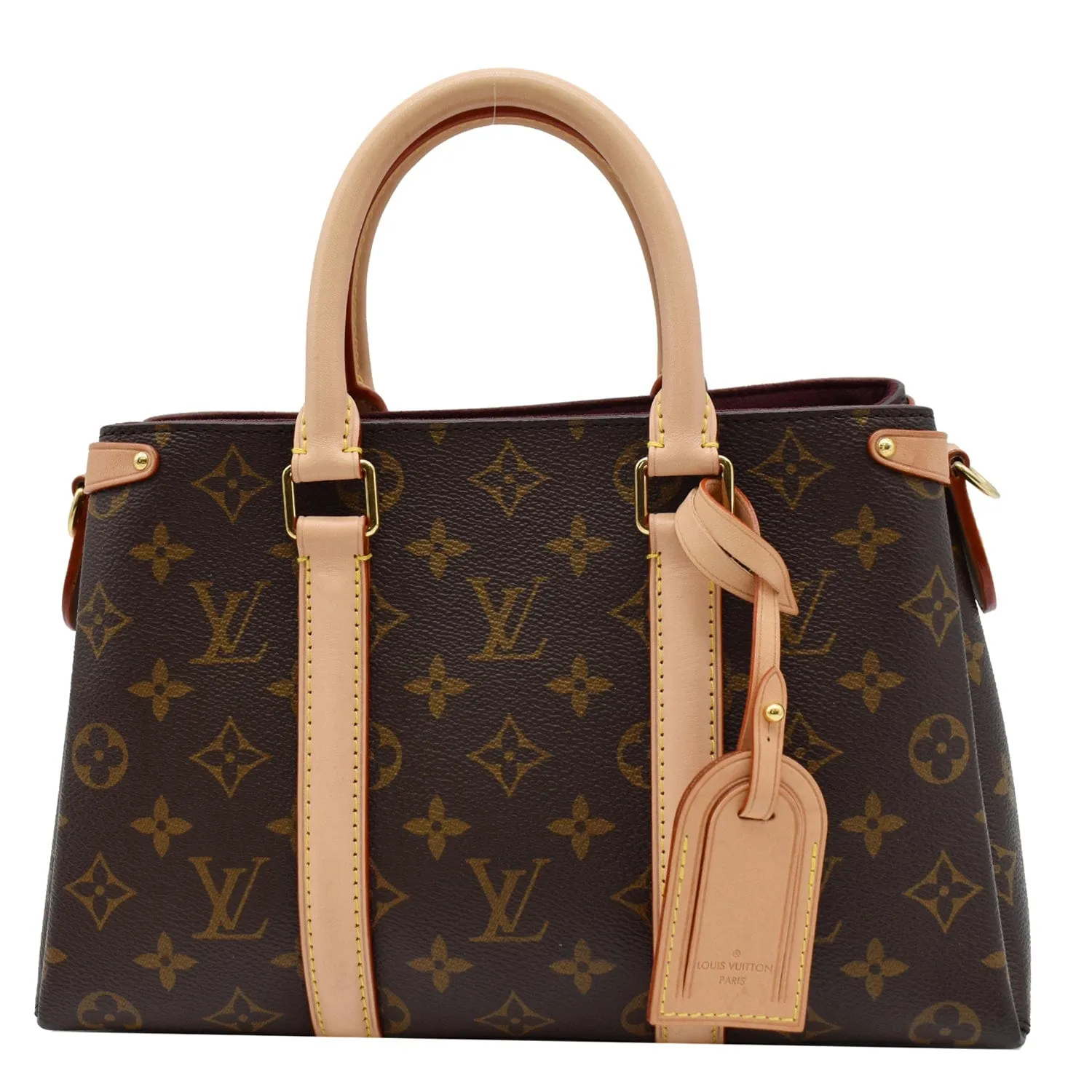 LOUIS VUITTON Soufflot BB Monogram Canvas Shoulder Crossbody Bag Brown