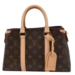 LOUIS VUITTON Soufflot BB Monogram Canvas Shoulder Crossbody Bag Brown
