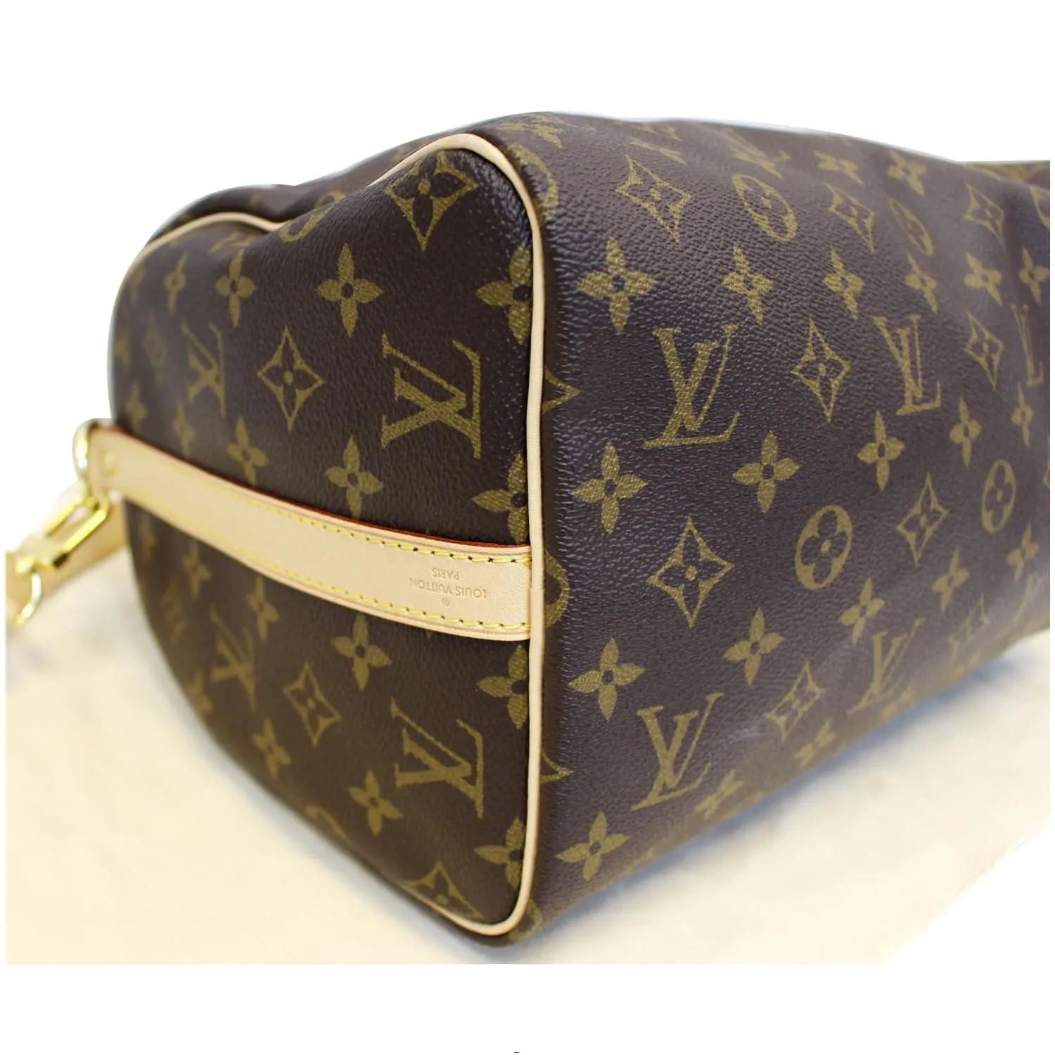 LOUIS VUITTON Speedy 30 Bandouliere Monogram Canvas Shoulder Bag