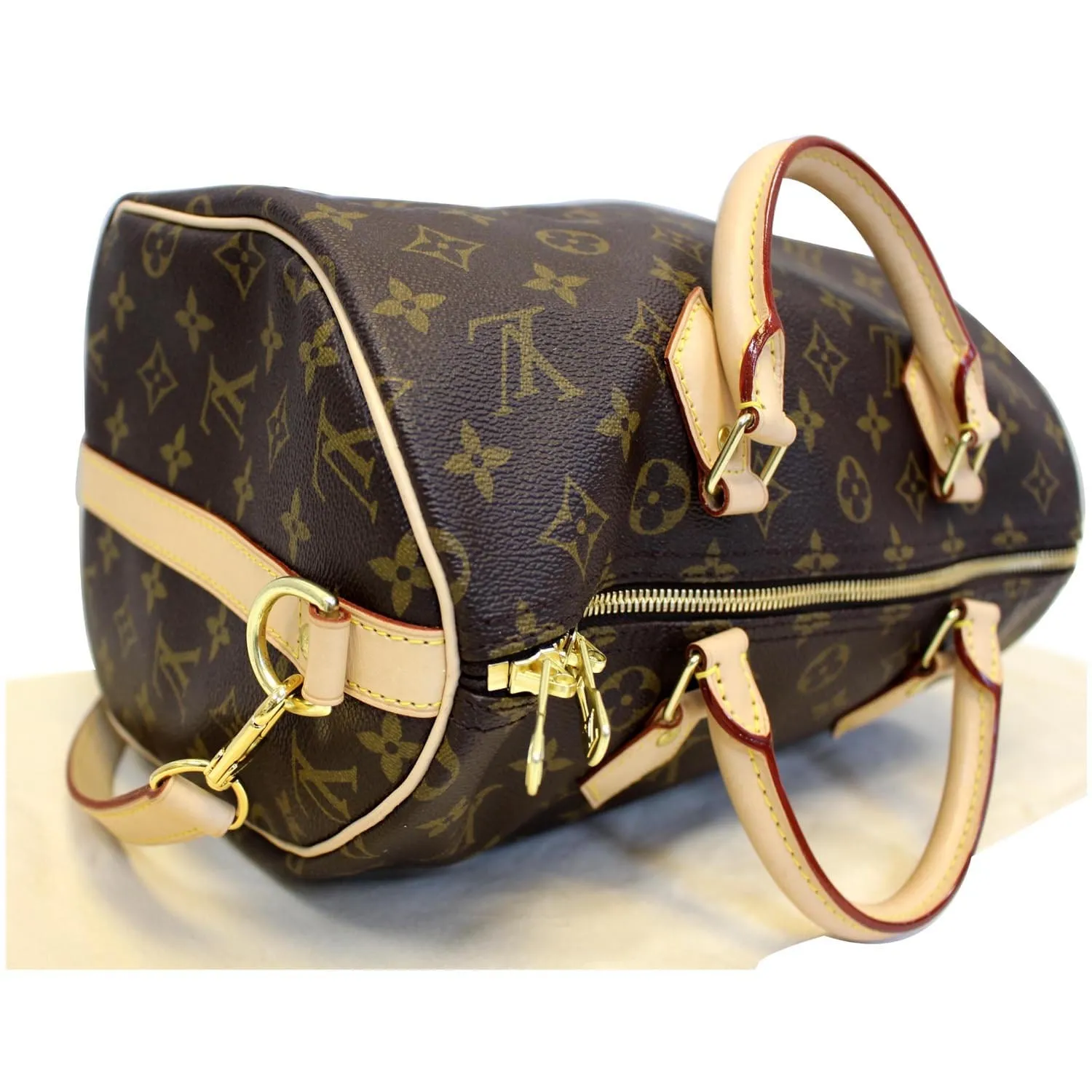 LOUIS VUITTON Speedy 30 Bandouliere Monogram Canvas Shoulder Bag