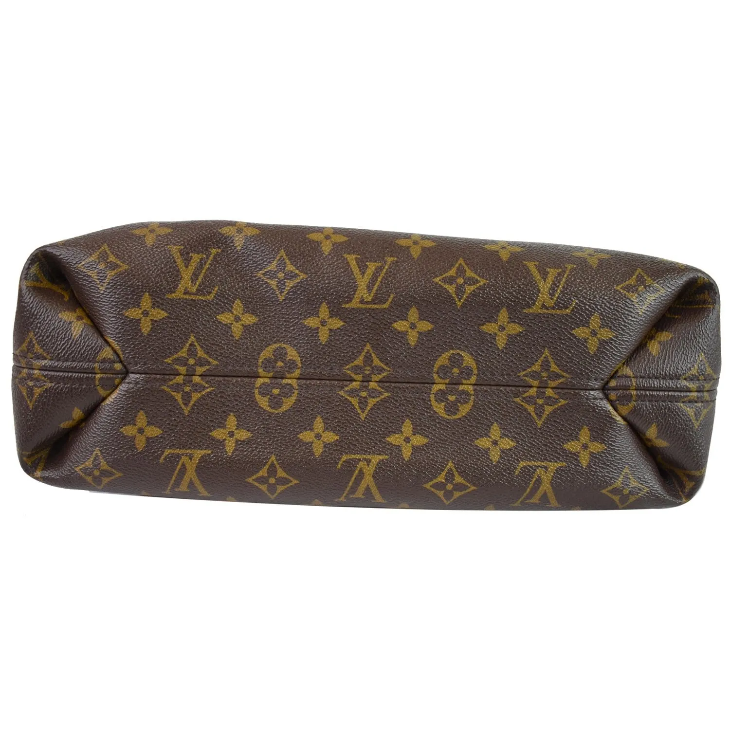 LOUIS VUITTON Sully PM Monogram Canvas Shoulder Bag Brown