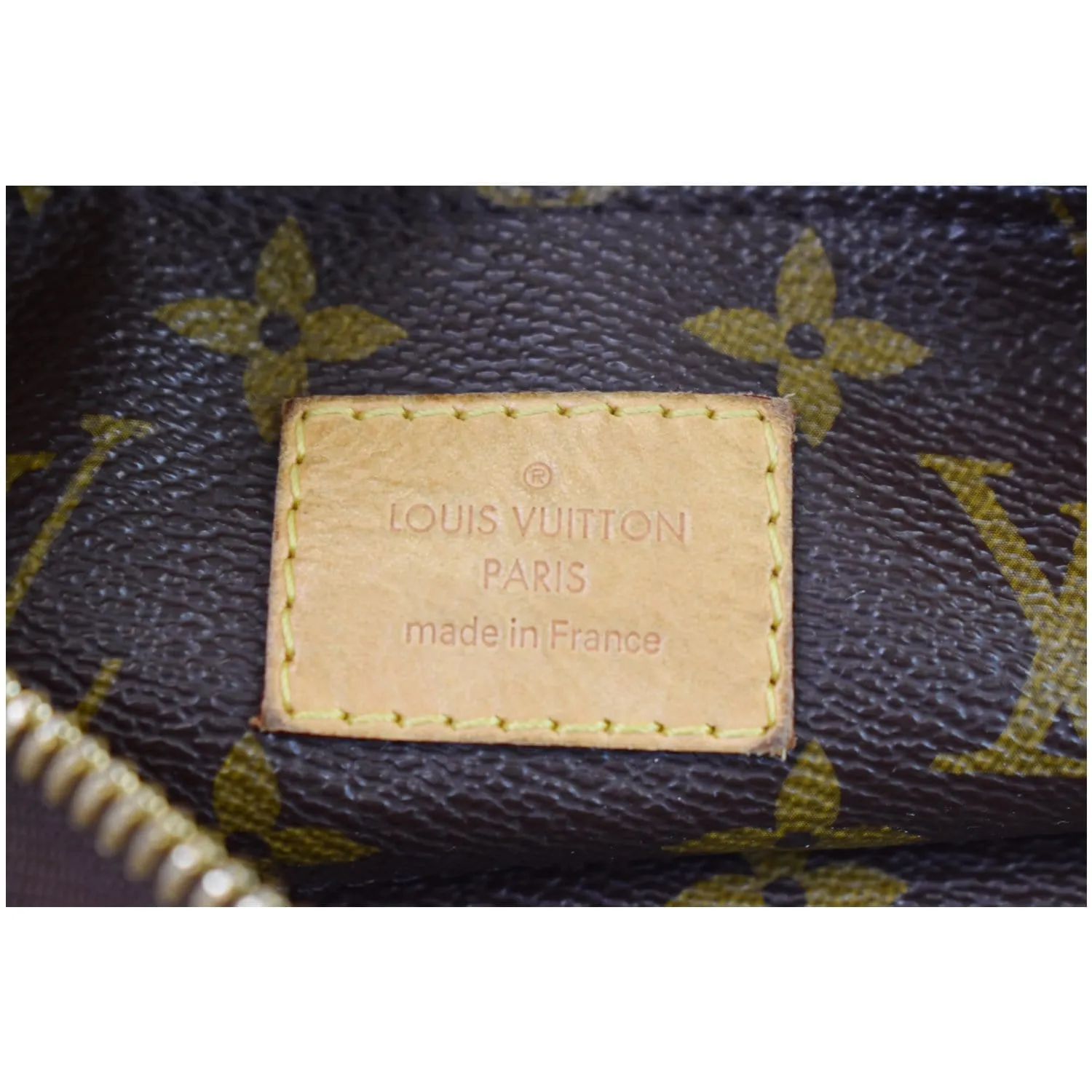 LOUIS VUITTON Sully PM Monogram Canvas Shoulder Bag Brown