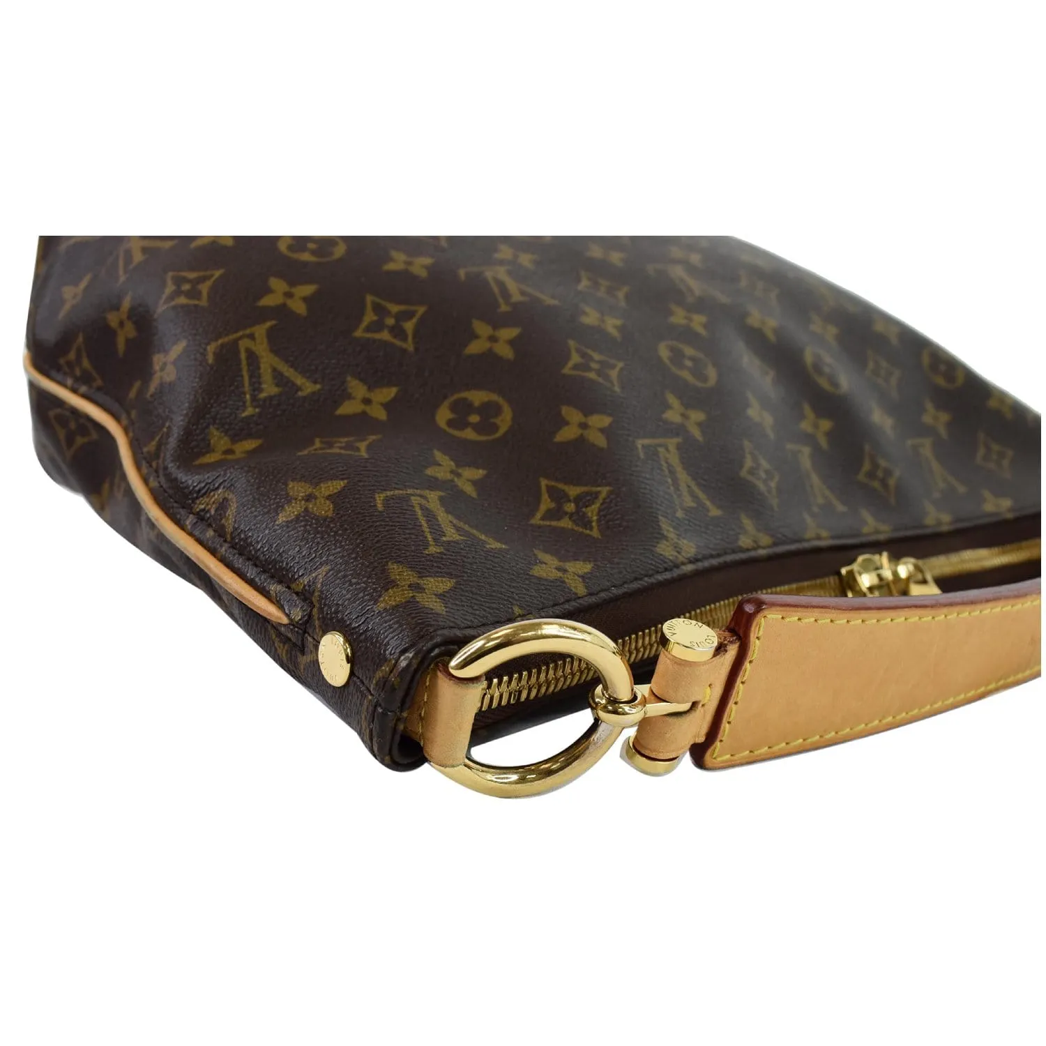 LOUIS VUITTON Sully PM Monogram Canvas Shoulder Bag Brown