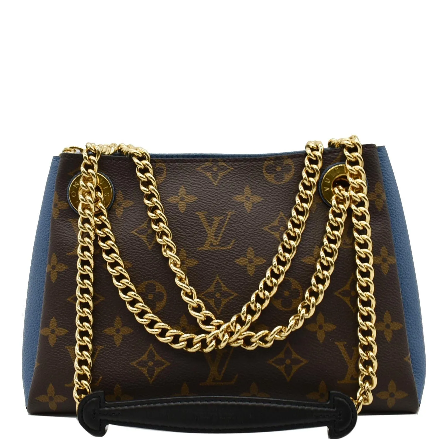 LOUIS VUITTON Surene BB Monogram Canvas Shoulder Bag Blue Jean