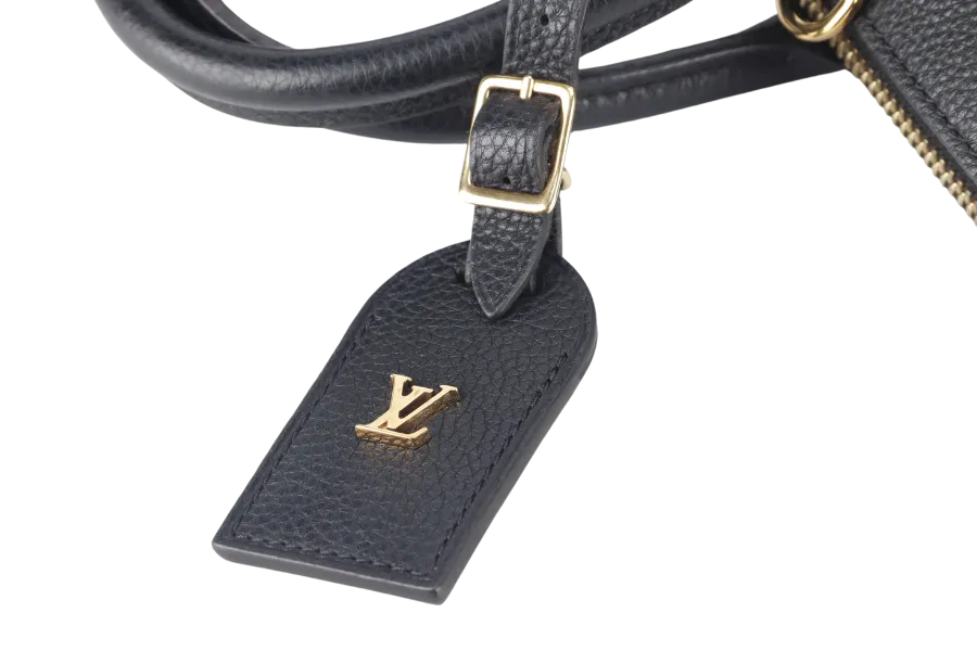 LOUIS VUITTON TAURILLON CITY STEAMER PM BLACK GOLD HARDWARE WITH STRAPS NO DUST COVER