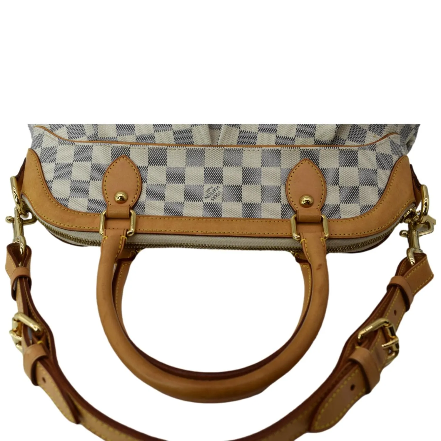 LOUIS VUITTON Trevi GM Damier Azur 2way Shoulder Bag White