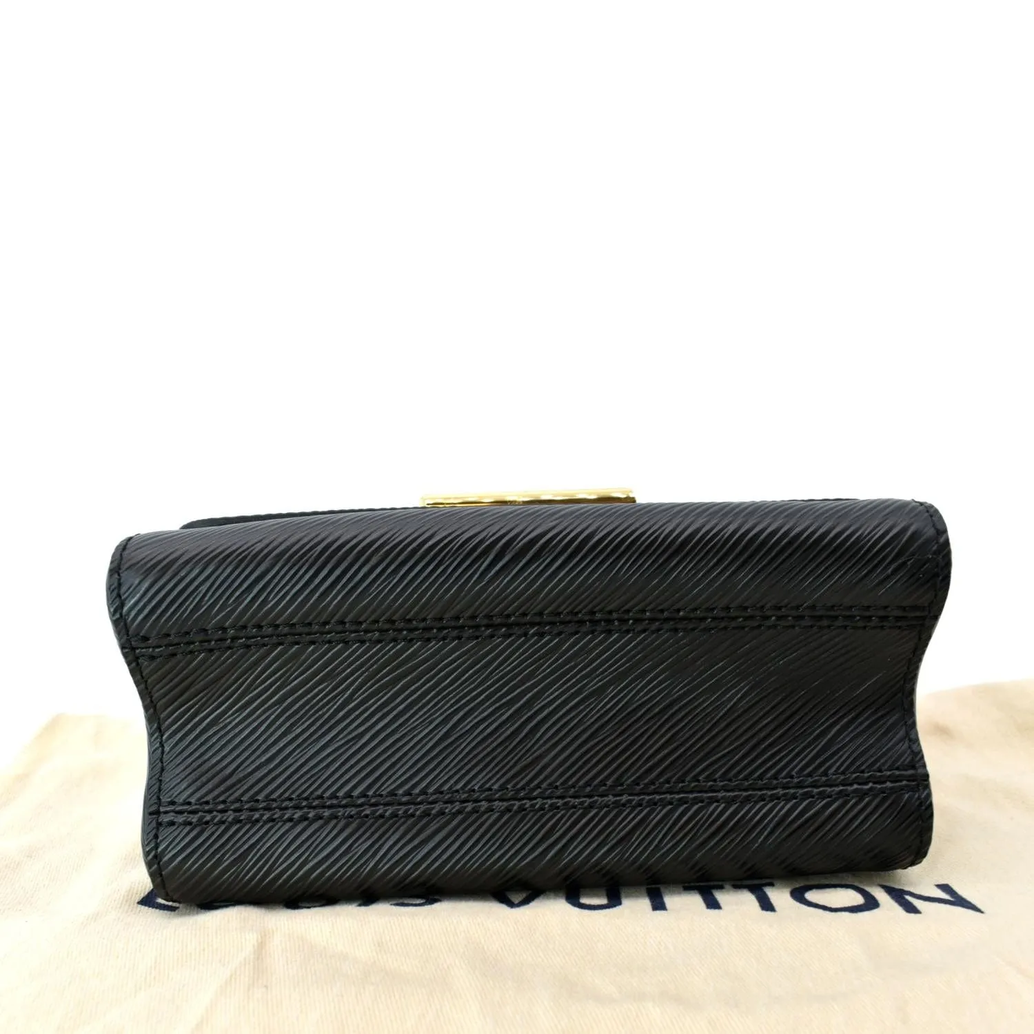 LOUIS VUITTON Twist PM Epi Leather Crossbody Bag Black