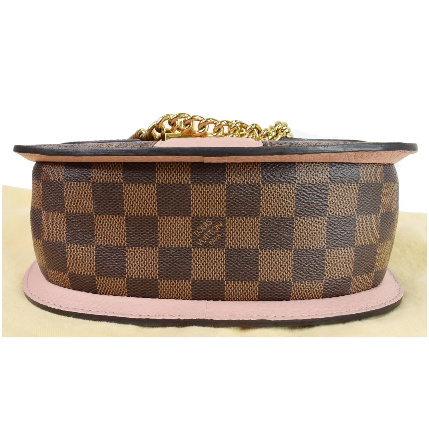 LOUIS VUITTON Wight Damier Ebene Shoulder Crossbody Bag Magnolia