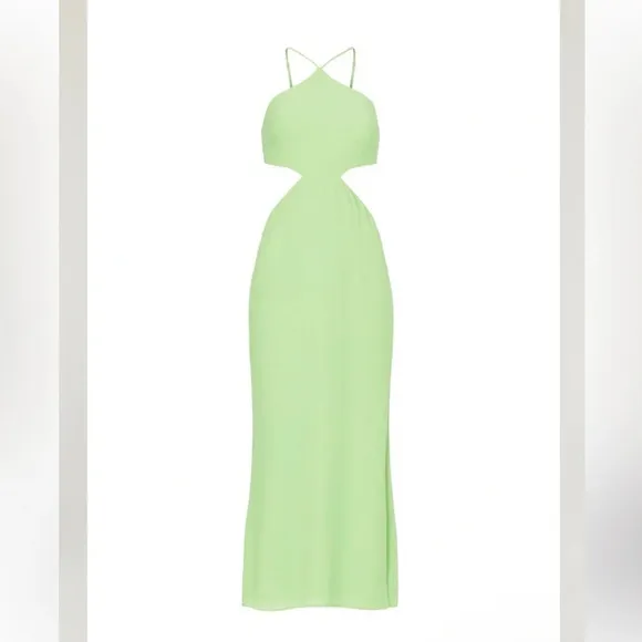 Louna Halter Cutout Midi Dress