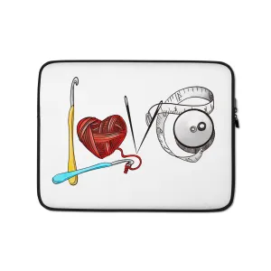 Love Crochet Laptop Sleeve