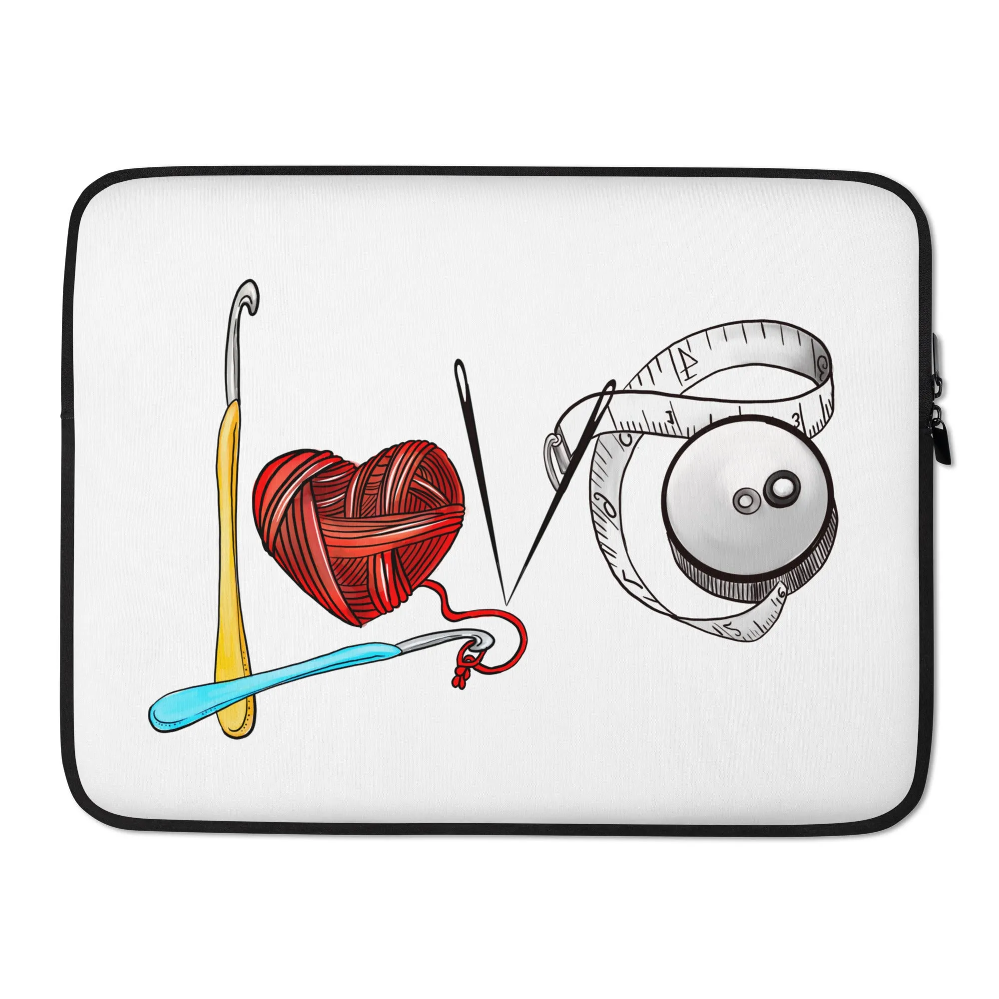 Love Crochet Laptop Sleeve