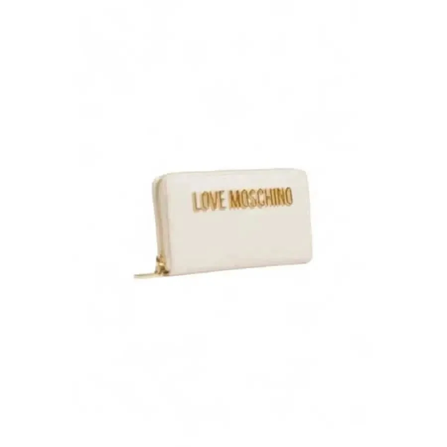 Love Moschino Women's Beige Zip Wallet