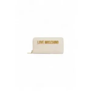 Love Moschino Women's Beige Zip Wallet
