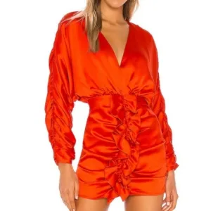 Lovers   Friends Ruched Mini Dress