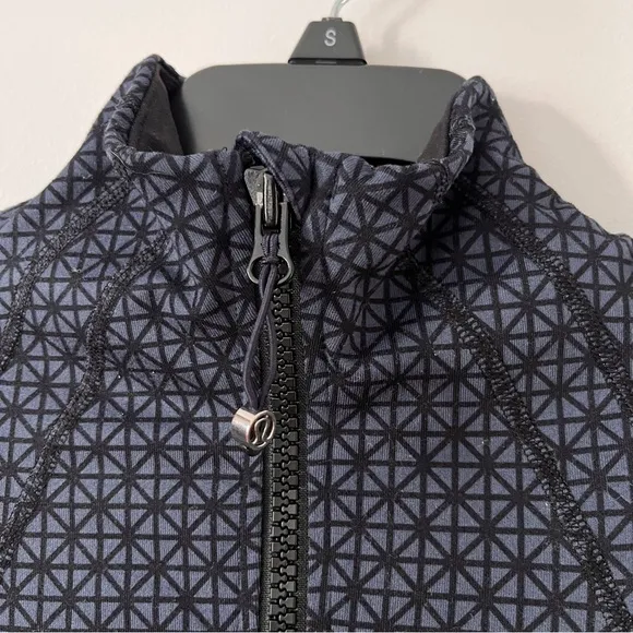 Lululemon Define Jacket Tri Geo Printed Inkwell Black
