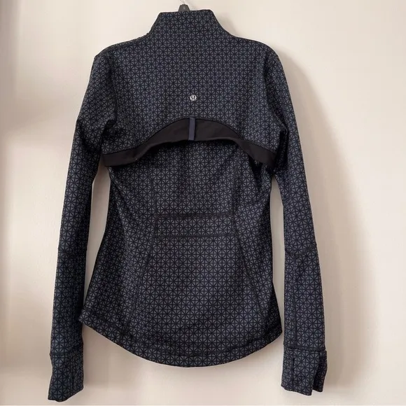 Lululemon Define Jacket Tri Geo Printed Inkwell Black