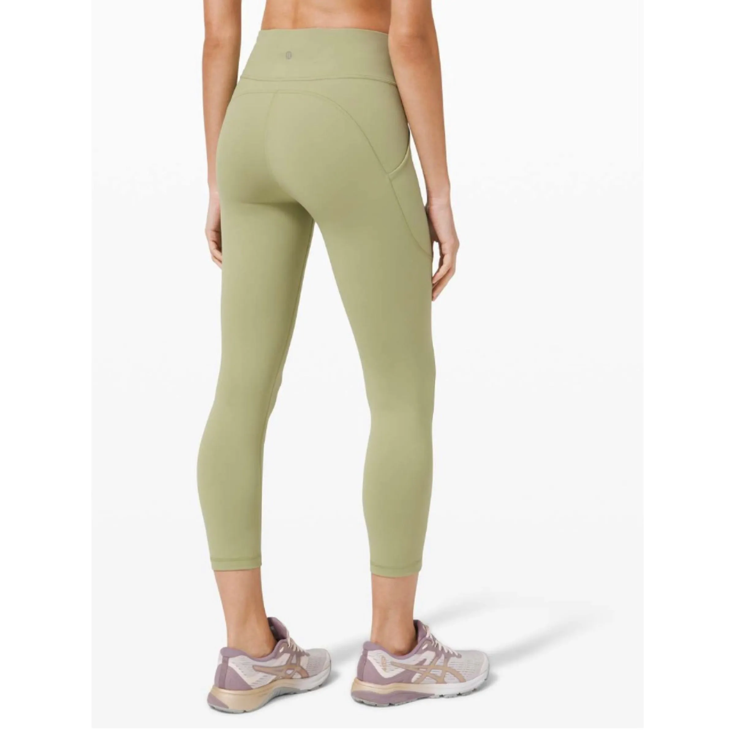 LULULEMON Invigorate High-Rise Crop 23" Vista Green Size 6