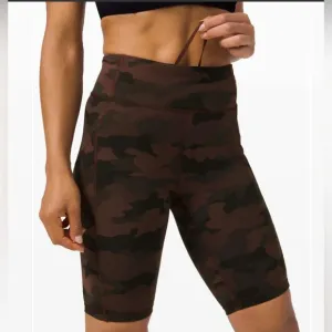 Lululemon Invigorate High-Rise Short 10&quot;Heritage 365 Camo Brown Earth Multi