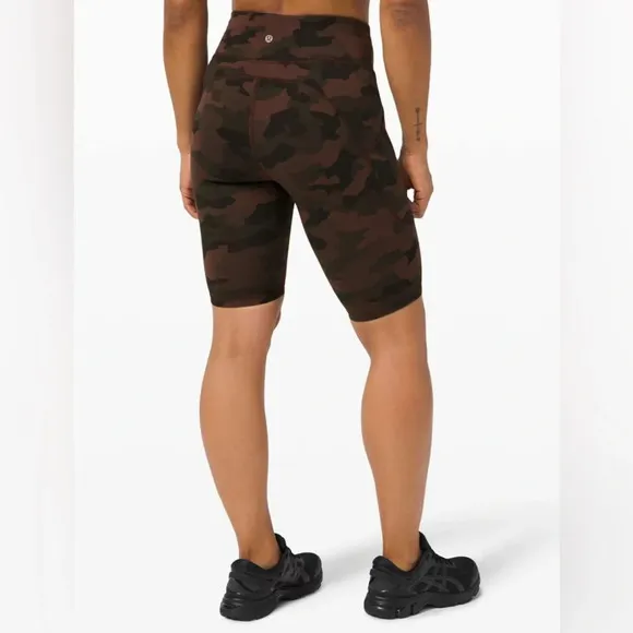 Lululemon Invigorate High-Rise Short 10&quot;Heritage 365 Camo Brown Earth Multi