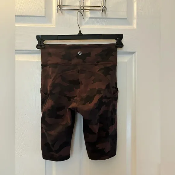 Lululemon Invigorate High-Rise Short 10&quot;Heritage 365 Camo Brown Earth Multi