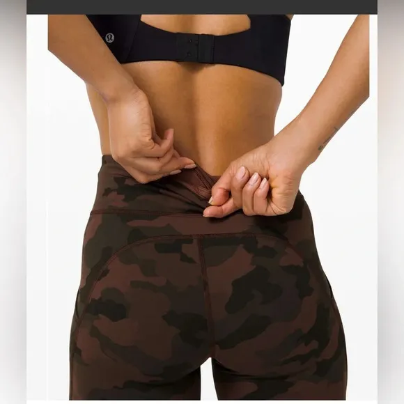 Lululemon Invigorate High-Rise Short 10&quot;Heritage 365 Camo Brown Earth Multi