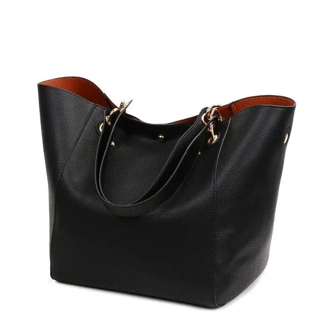 Luxury Leather Shoulder Bags for women Large Purses