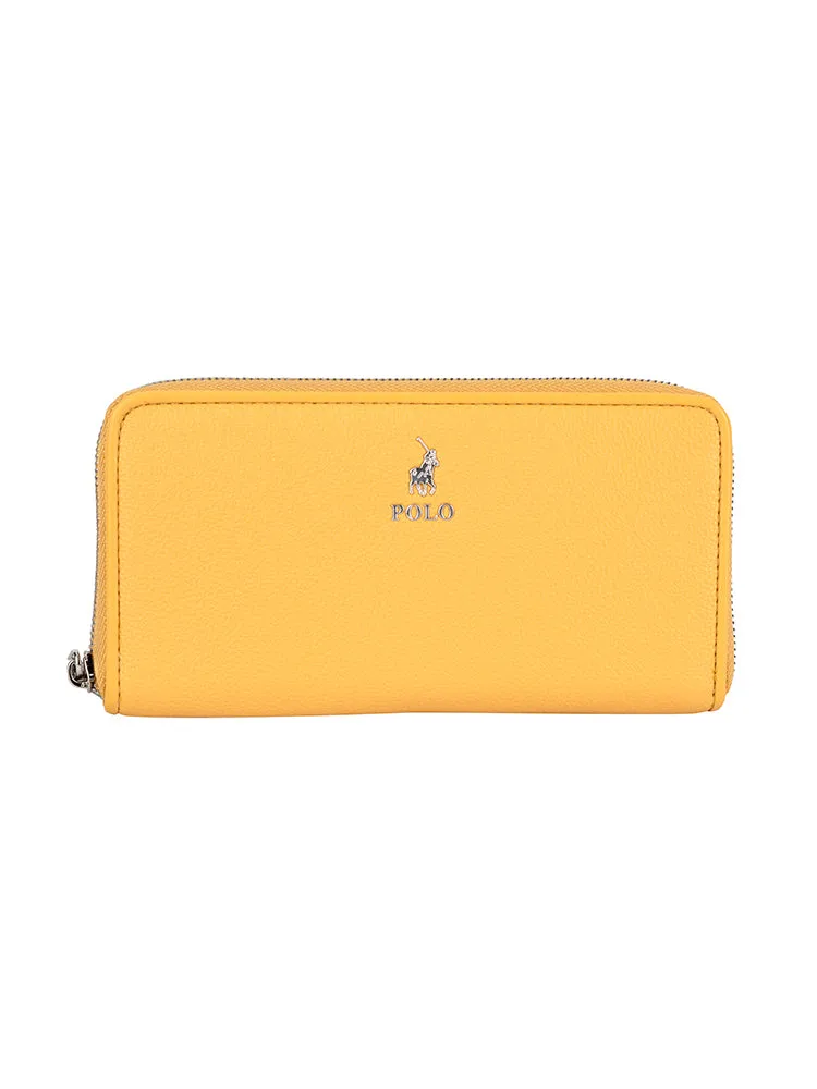 Lyon Zip Around Purse - Yellow