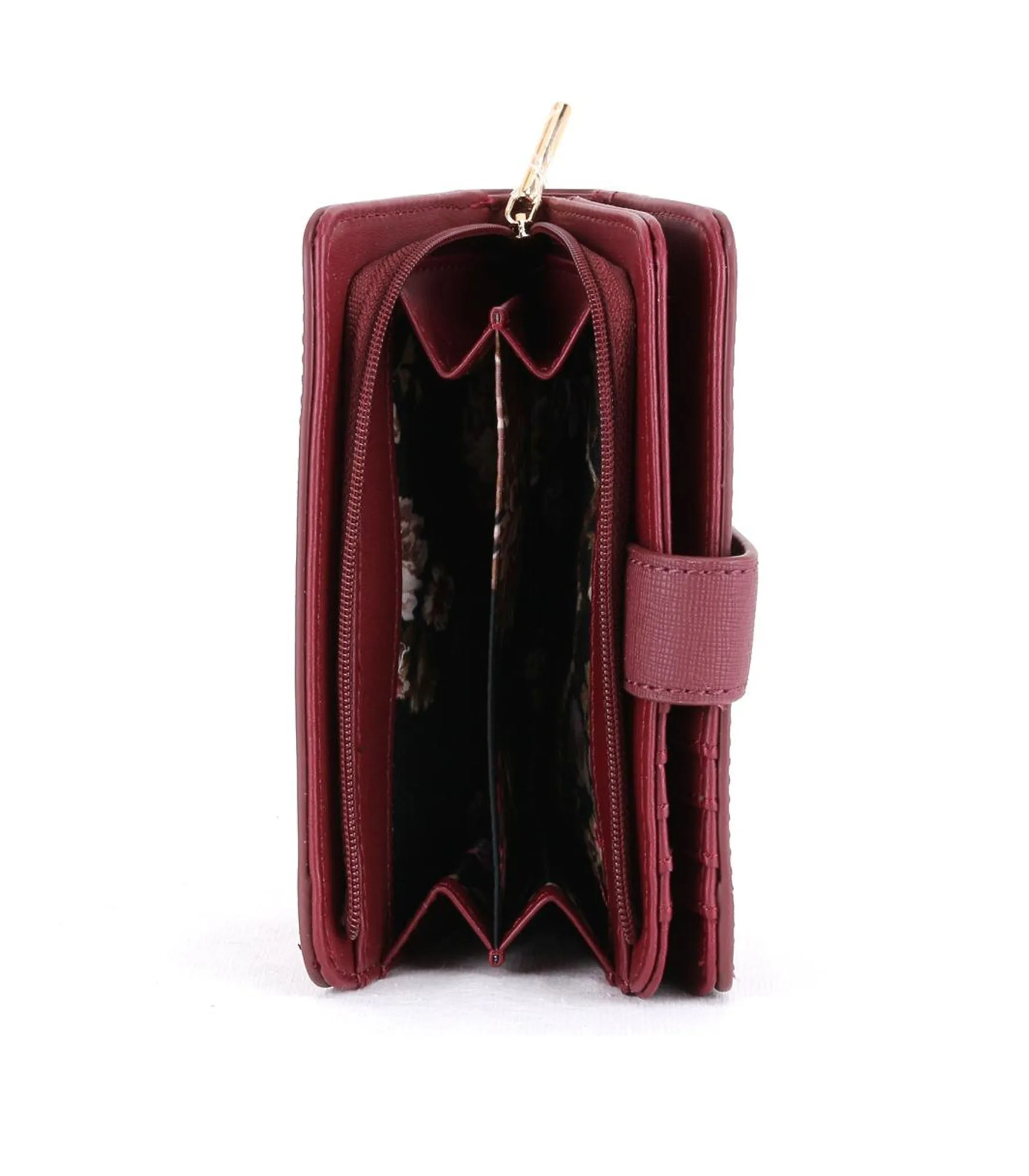 M Zip Around - Dark Red
