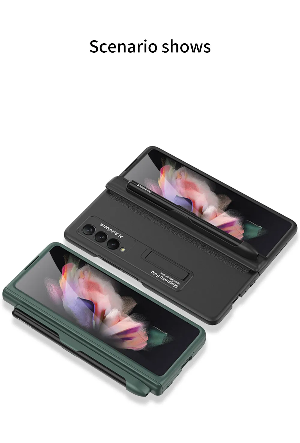 Magnetic All-inclusive Protection Case Cover For Samsung Galaxy Z Fold 3 5G
