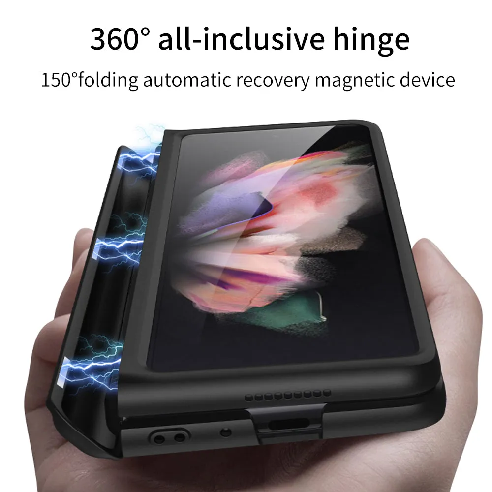 Magnetic All-inclusive Protection Case Cover For Samsung Galaxy Z Fold 3 5G