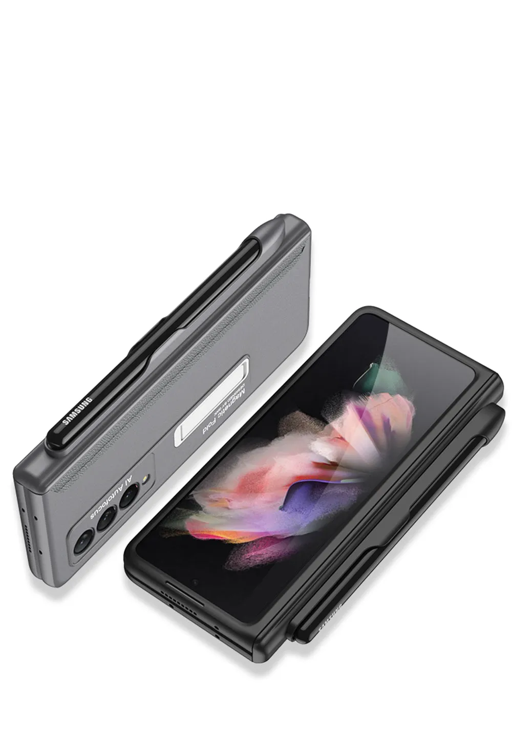 Magnetic All-inclusive Protection Case Cover For Samsung Galaxy Z Fold 3 5G