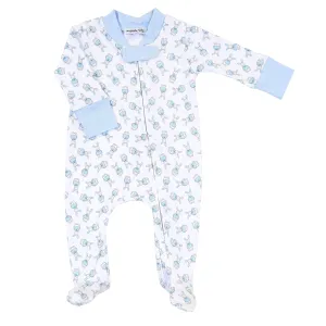 Magnolia Baby Blue 'Polka Dot Bunny' Babygrow