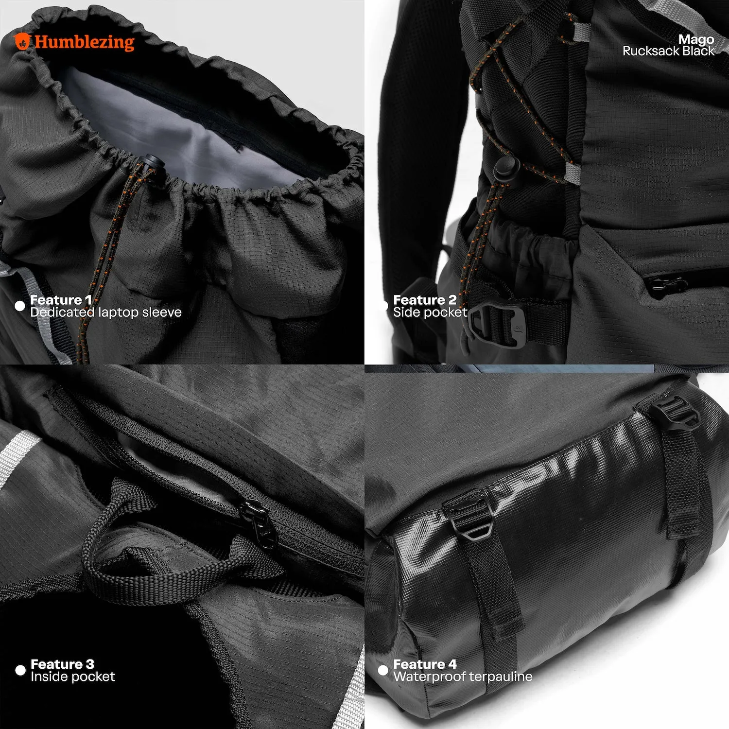 Mago Rucksack Black