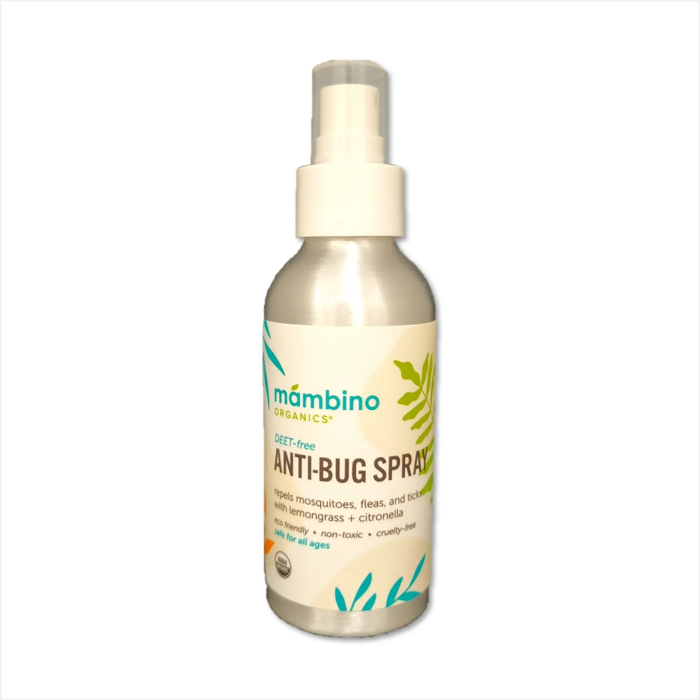 Mambino Organics Anti-Bug Repellent Spray – Lemongrass   Citronella 120ml