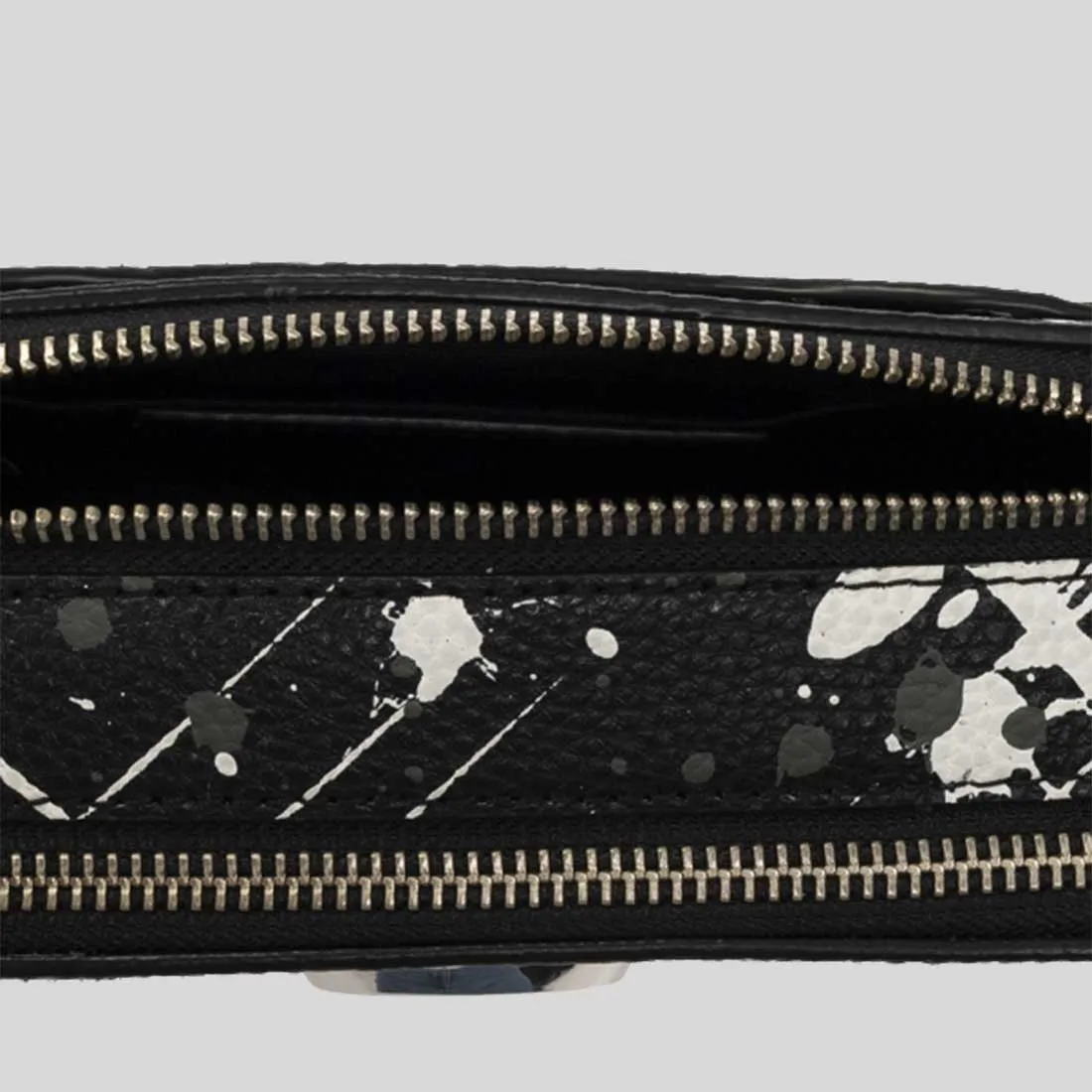 MARC JACOBS The Splatter Snapshot Shoulder Bag Black Multi RB-H153L01SP22