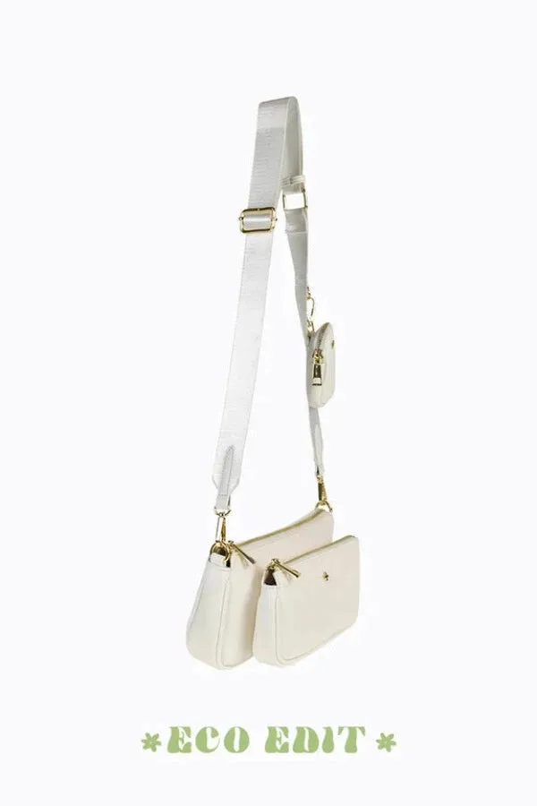 Marmont Double Pouch xbody Nude Pebble