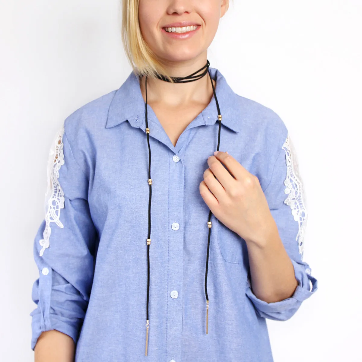Matchstick Wrap Around Choker