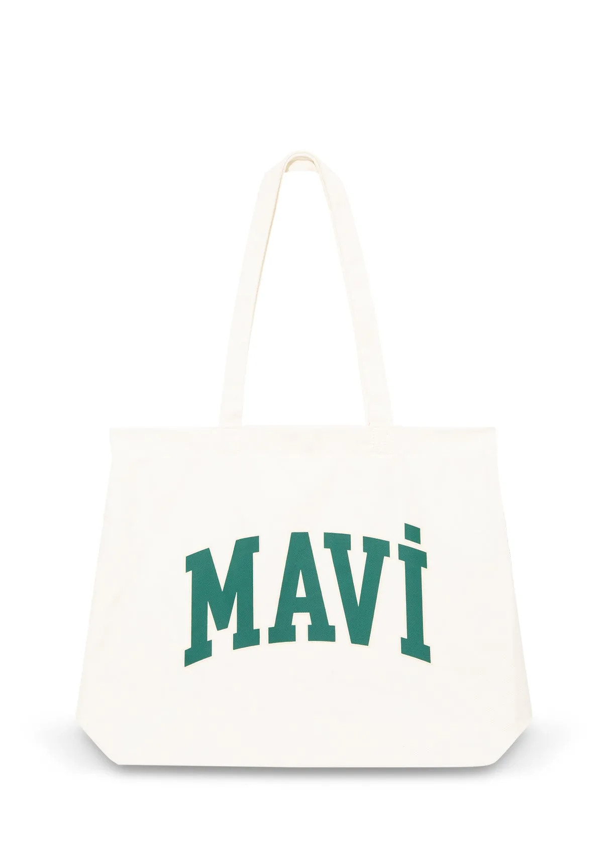 Mavi Logo Printed White Shopper Bag