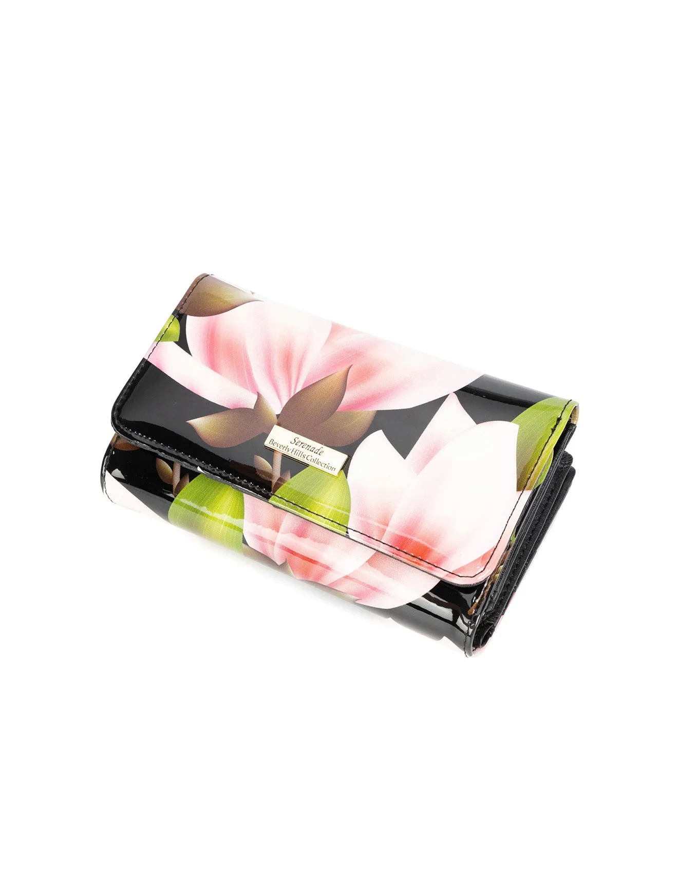 MAYUMI MED LEATHER RFID WALLET-WSN7602-SALE