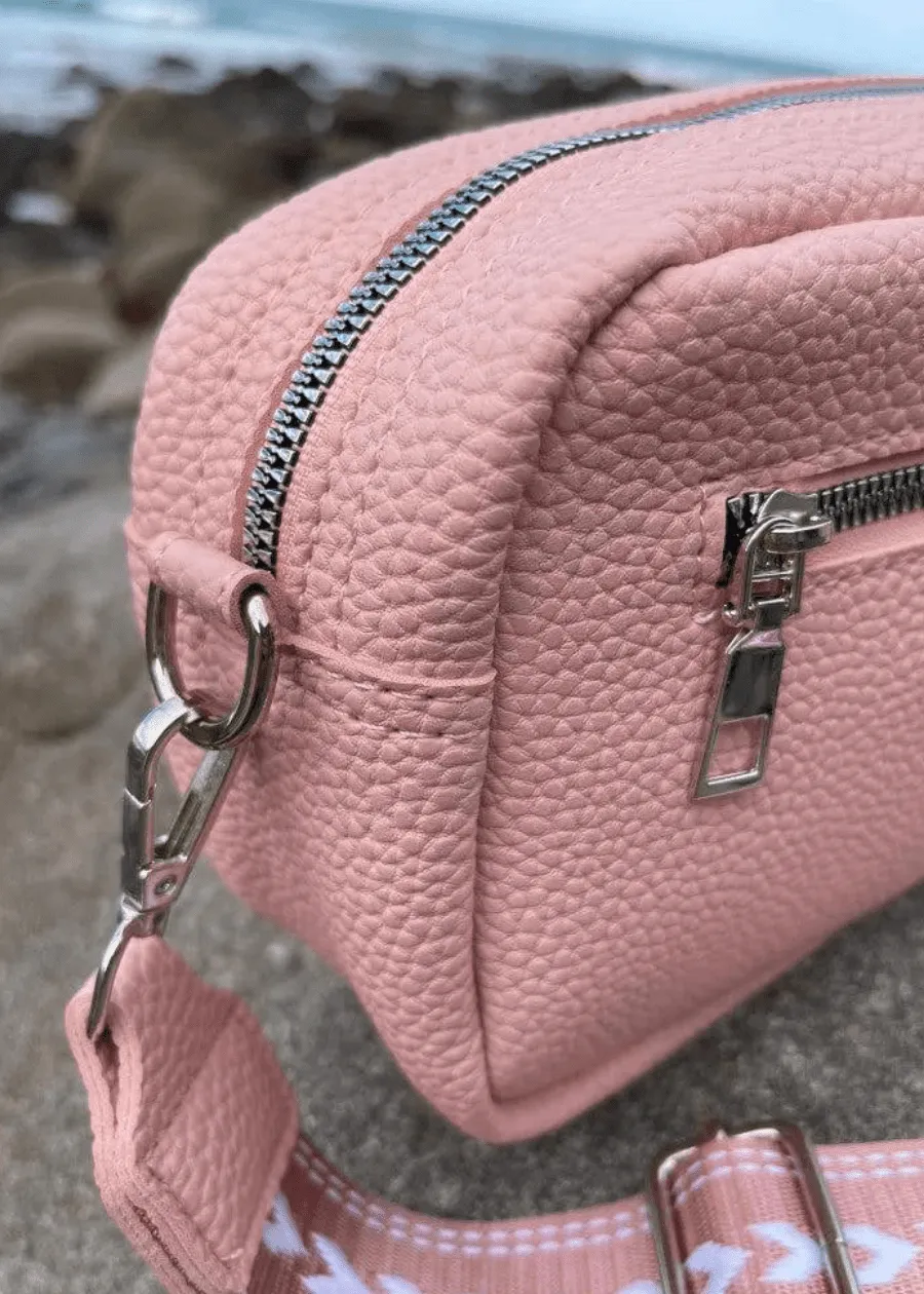Melbourne Bag - Pink Vegan PU Leather