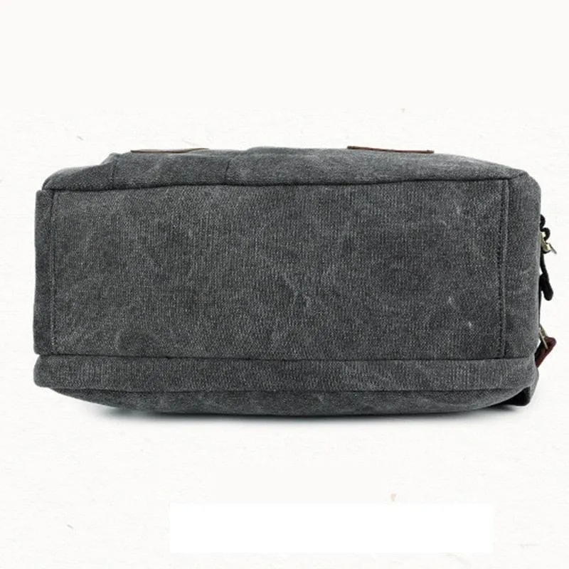 Mens 14 Inches Laptop Canvas Backpack
