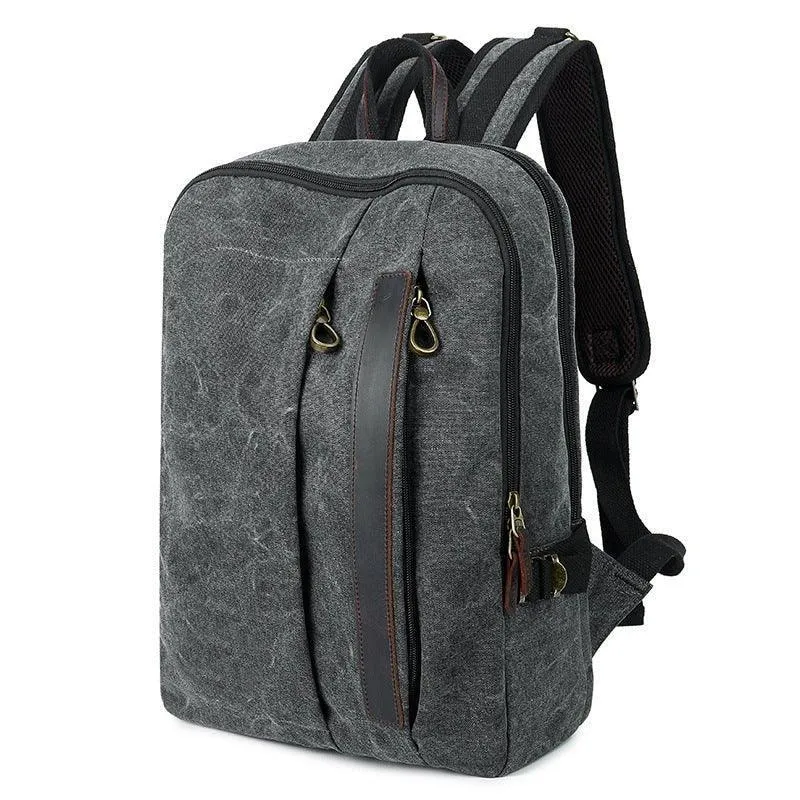 Mens 14 Inches Laptop Canvas Backpack