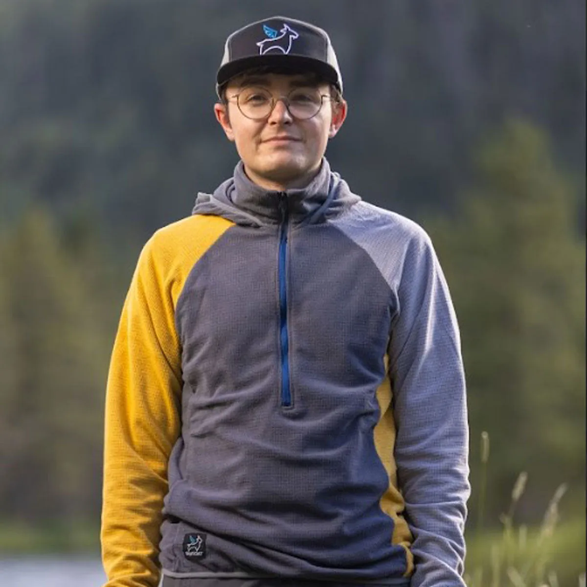 Men's CAMP Half-Zip Hooded Pullover - SALE