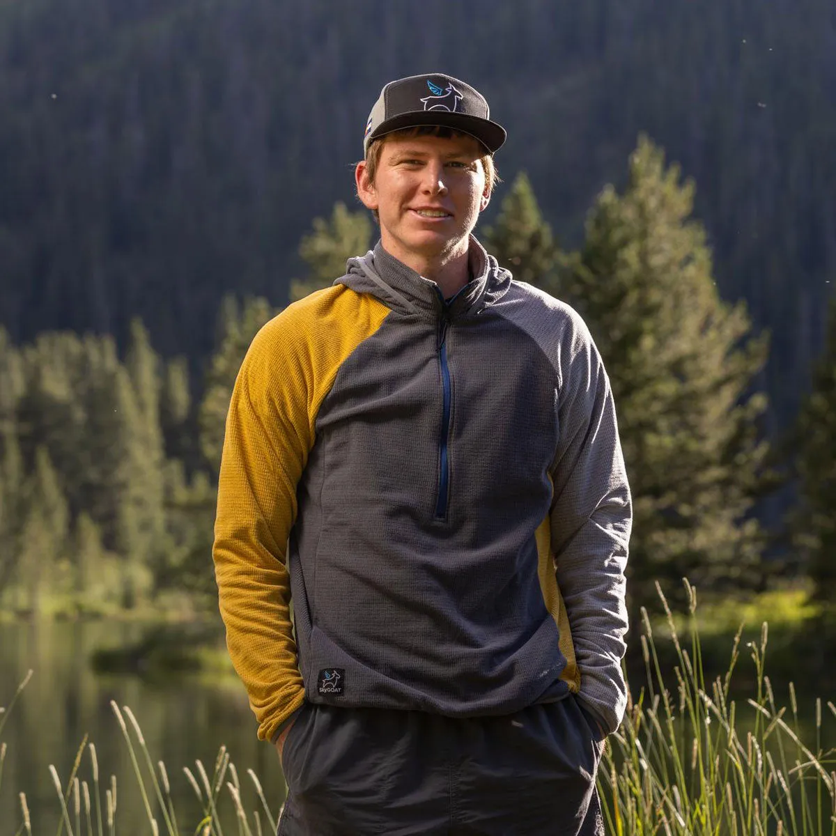 Men's CAMP Half-Zip Hooded Pullover - SALE