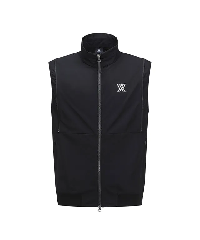 Men's Sleeve Detachable Point Jacket - Black