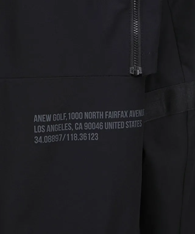 Men's Sleeve Detachable Point Jacket - Black