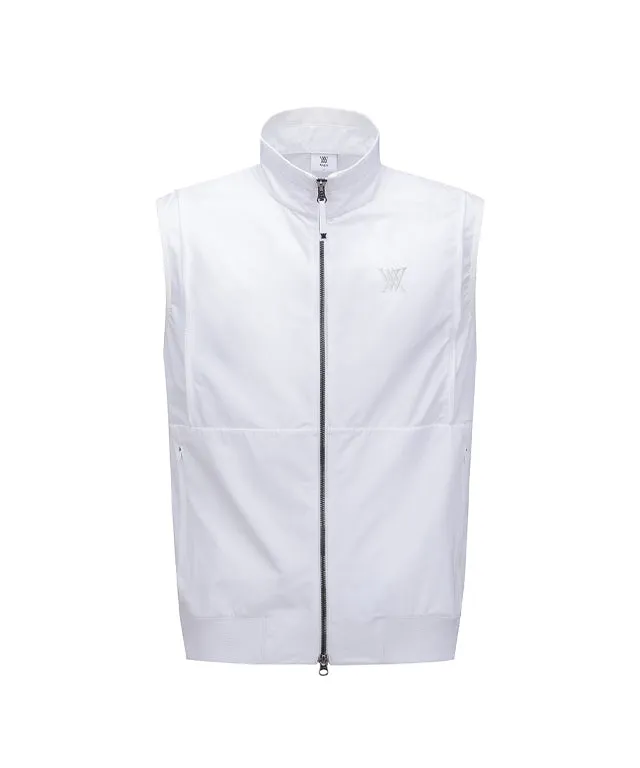 Men's Sleeve Detachable Point Jacket - White