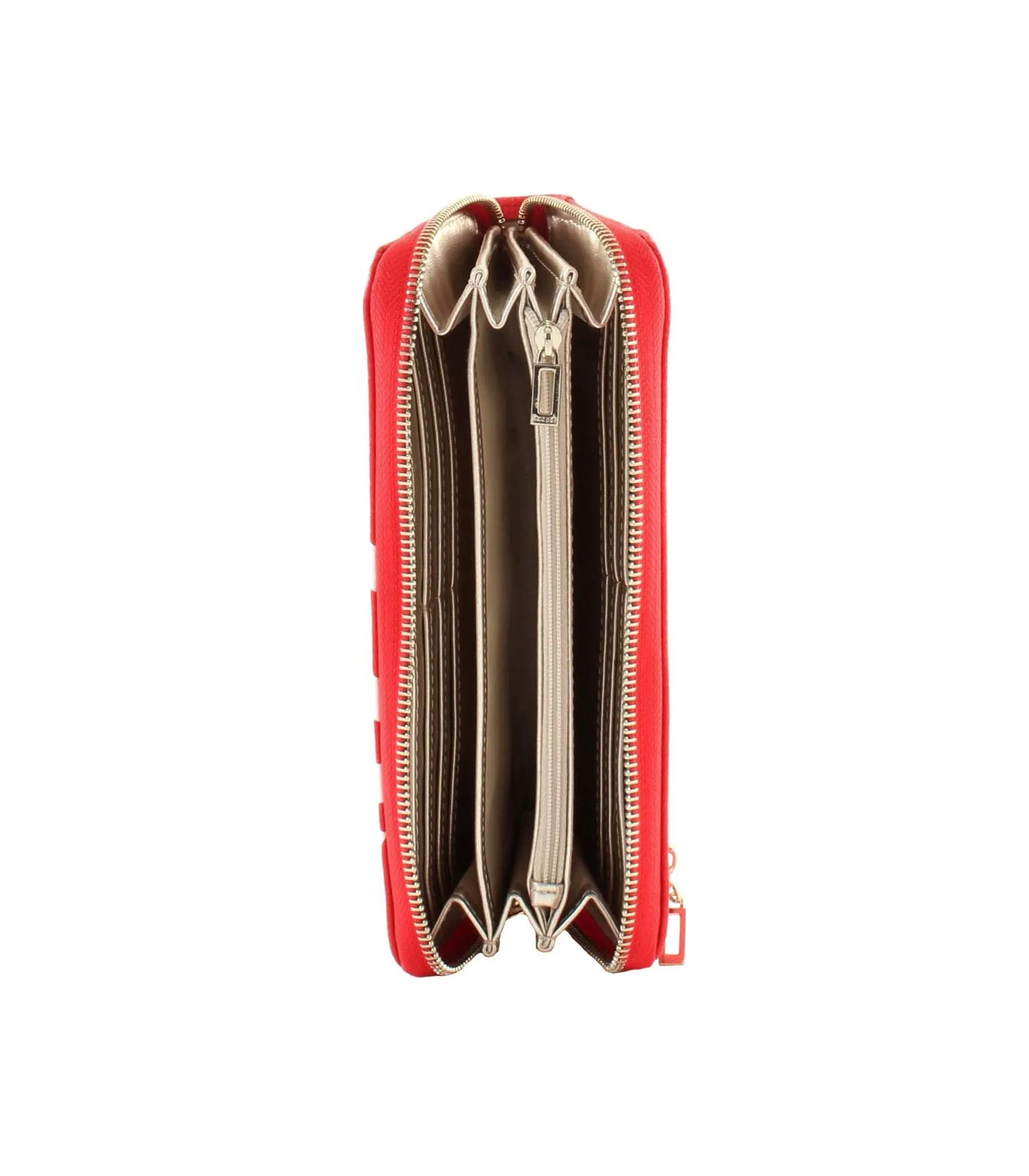 Michy Slg Large Zip Around - Red Multi