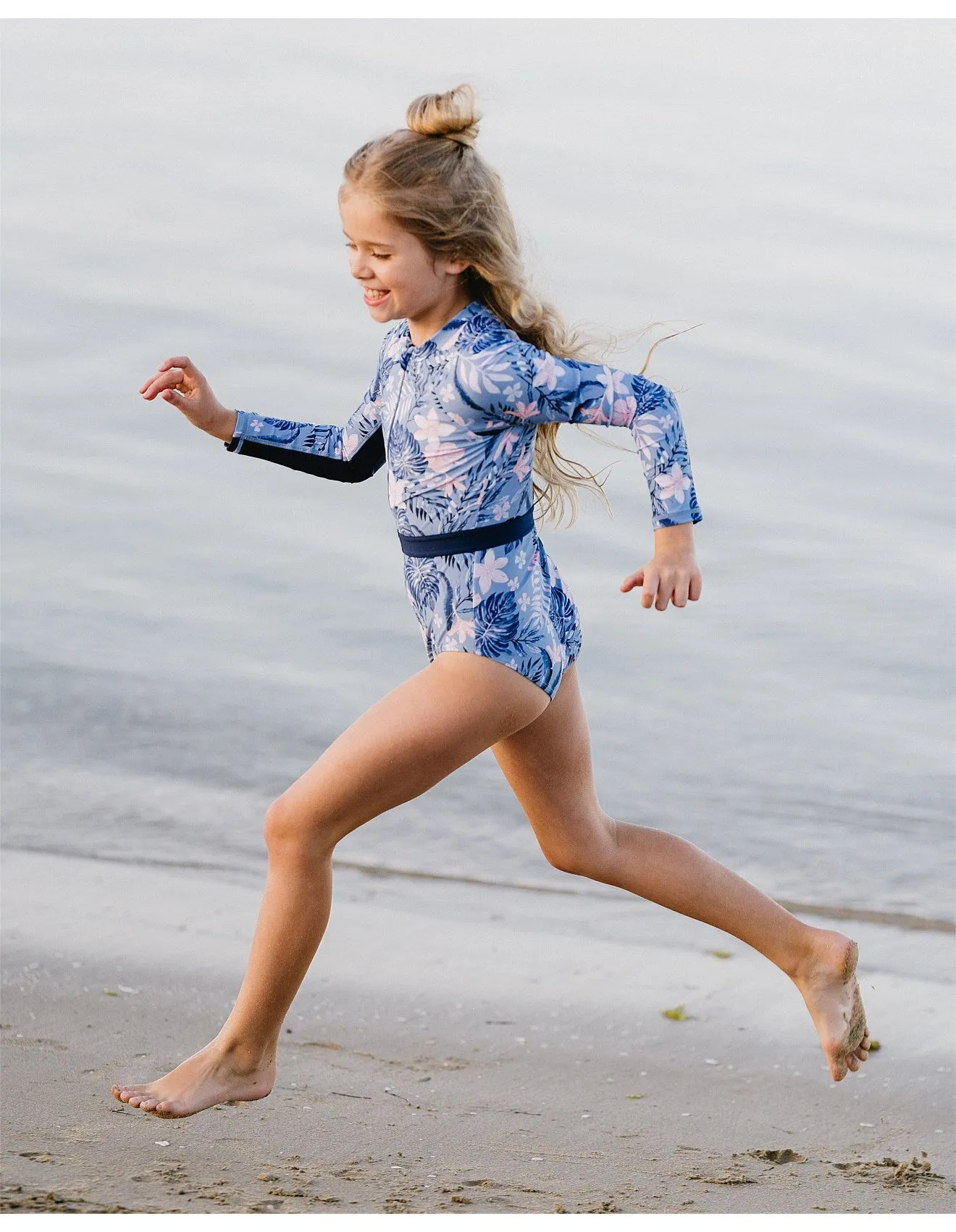 MINIHAHA SKYLER PRINT LS SUNSUIT